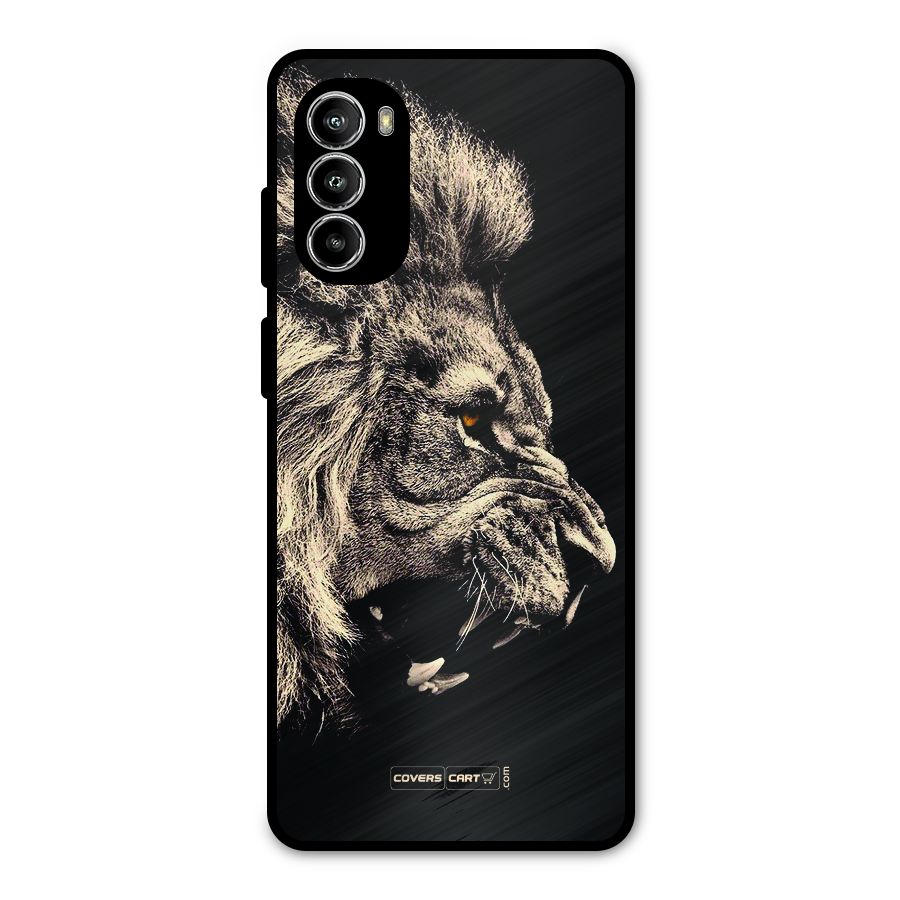 Roaring Lion Metal Back Case for Moto G82