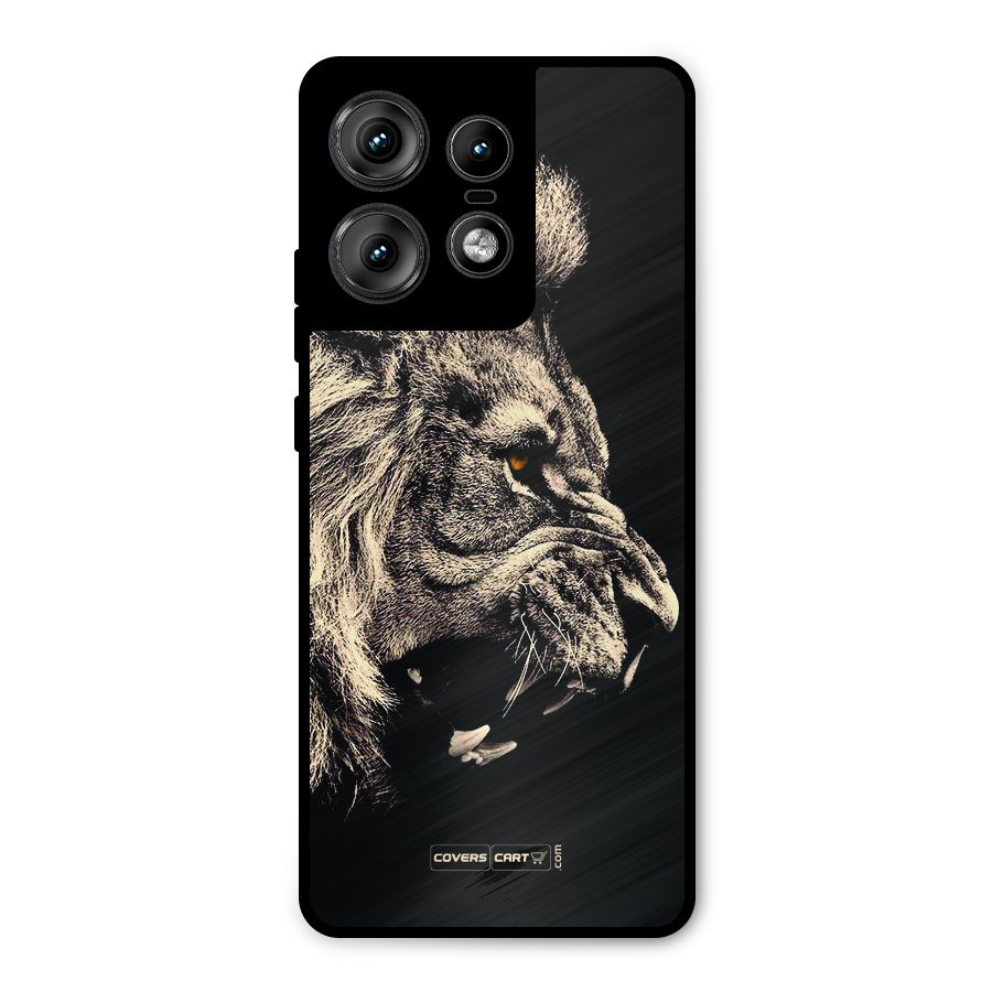 Roaring Lion Metal Back Case for Motorola Edge 50 Pro