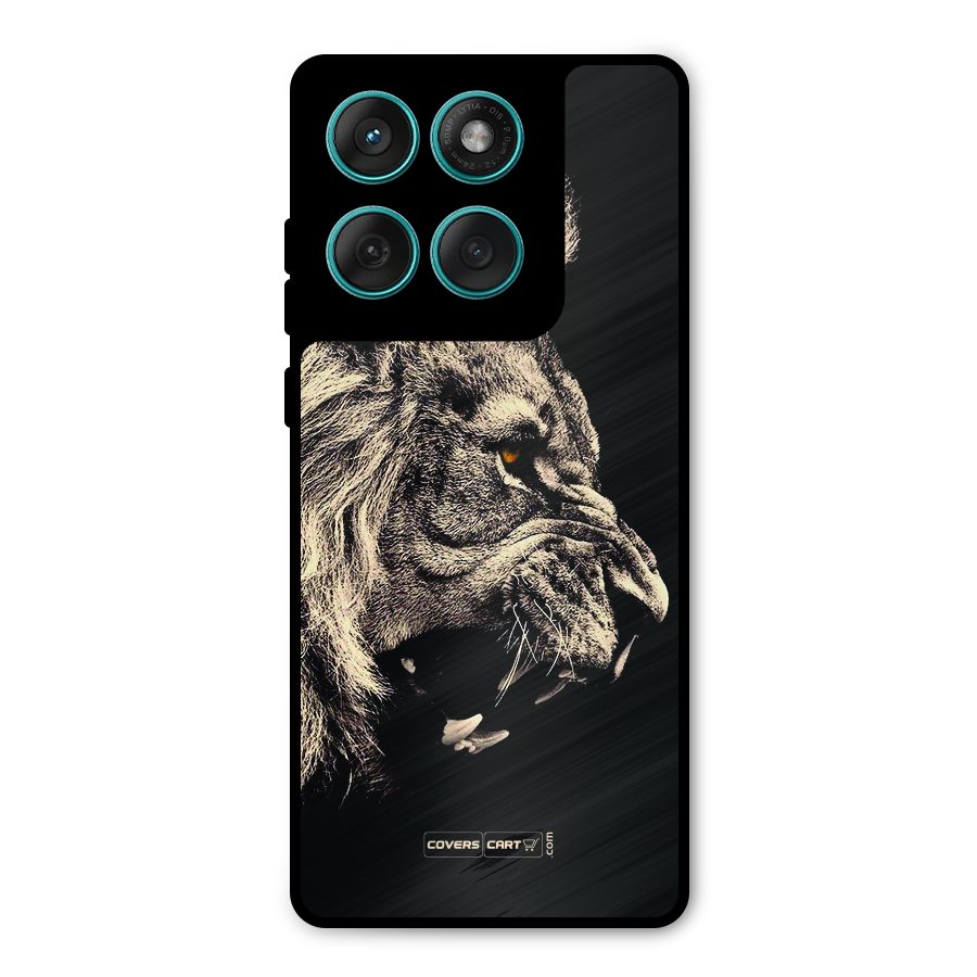 Roaring Lion Metal Back Case for Motorola Edge 60