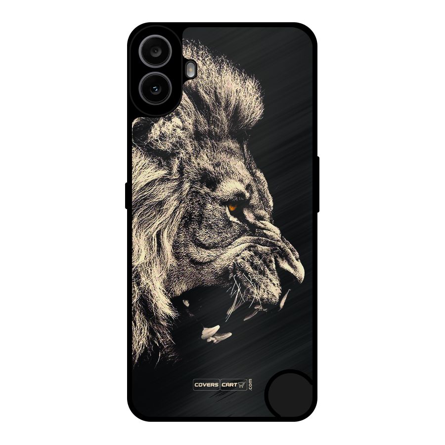 Roaring Lion Metal Back Case for Nothing CMF Phone 1