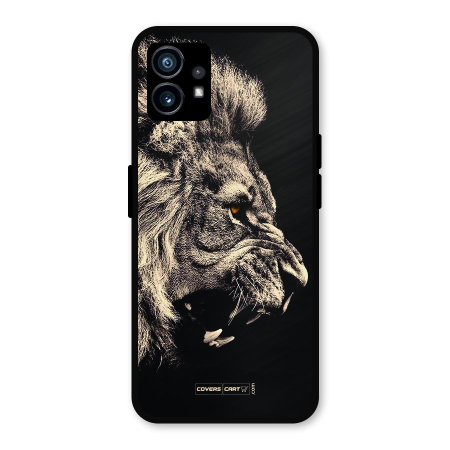 Roaring Lion Metal Back Case for Nothing Phone 1