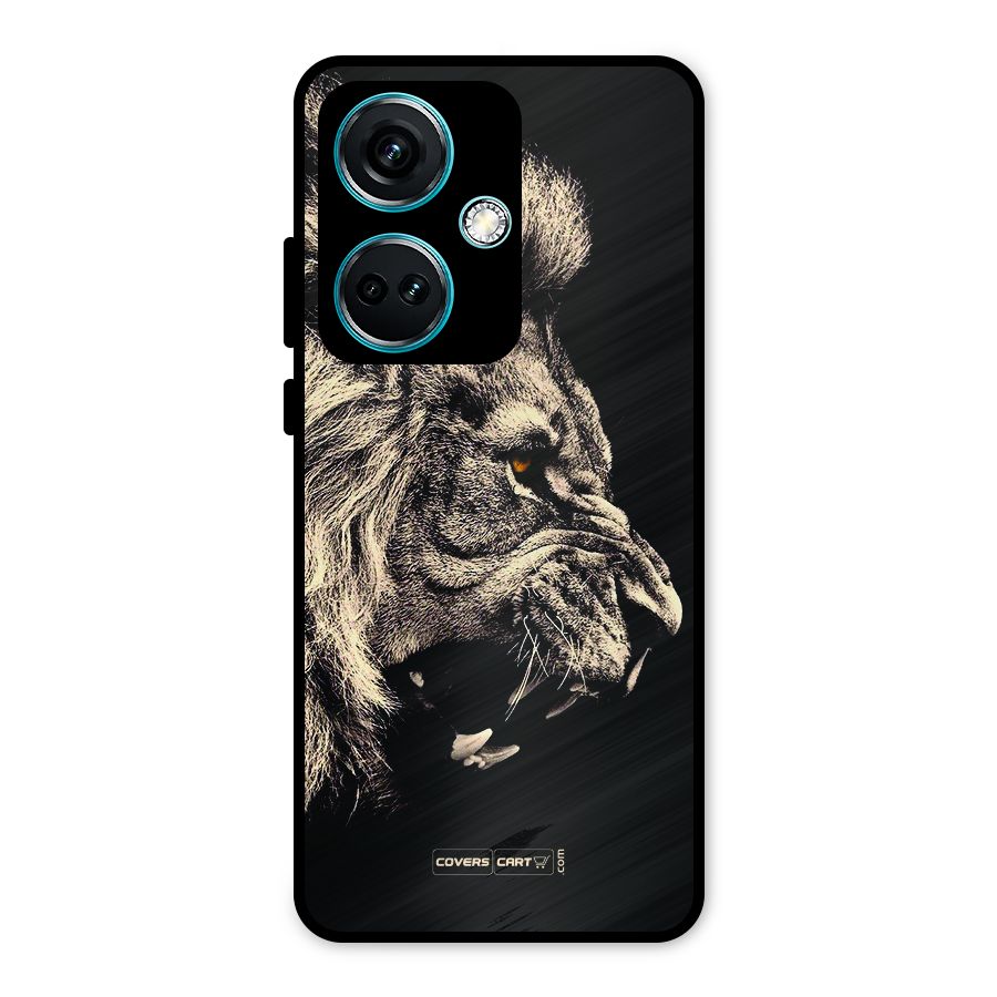 Roaring Lion Metal Back Case for OnePlus Nord CE 3 5G
