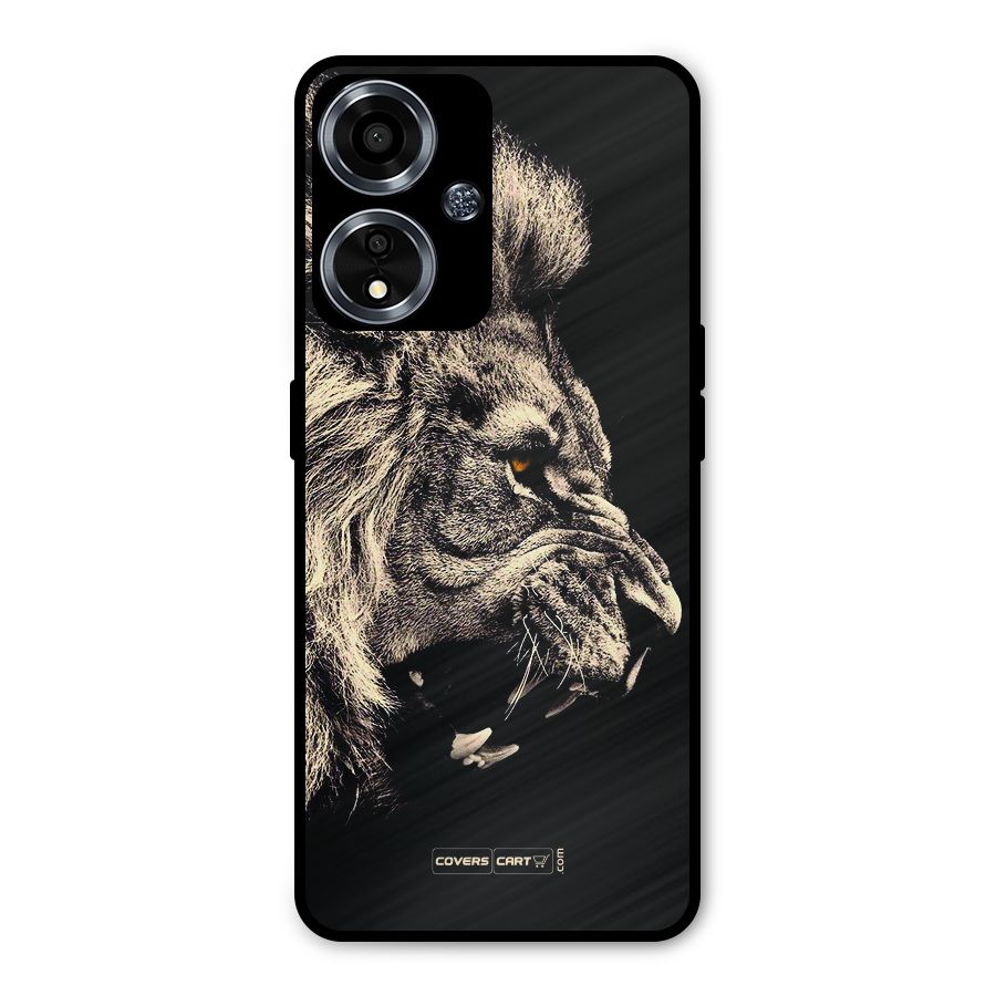 Roaring Lion Metal Back Case for Oppo A59