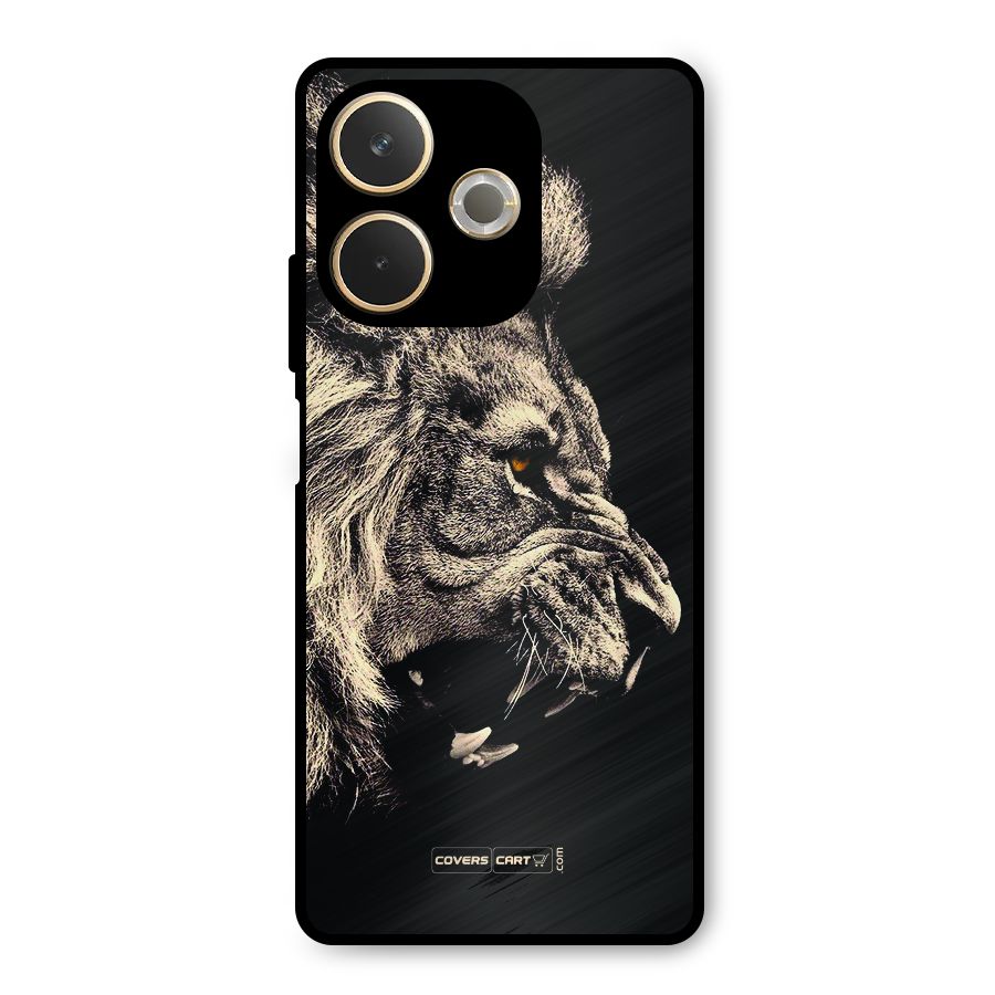 Roaring Lion Metal Back Case for Oppo A5 Pro