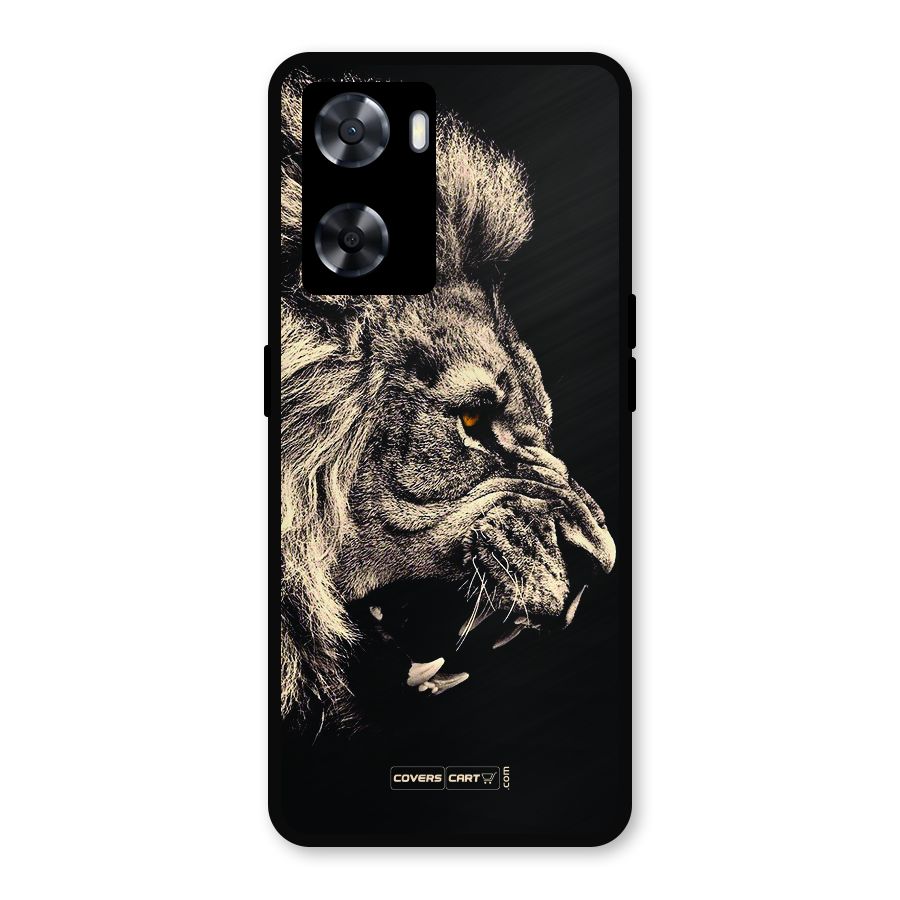 Roaring Lion Metal Back Case for Oppo A77
