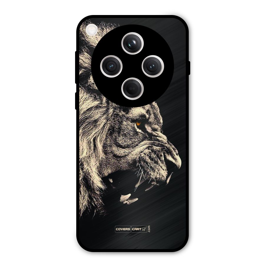 Roaring Lion Metal Back Case for Oppo Find X8