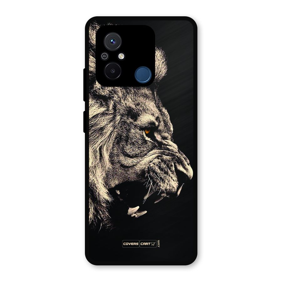 Roaring Lion Metal Back Case for Poco C55