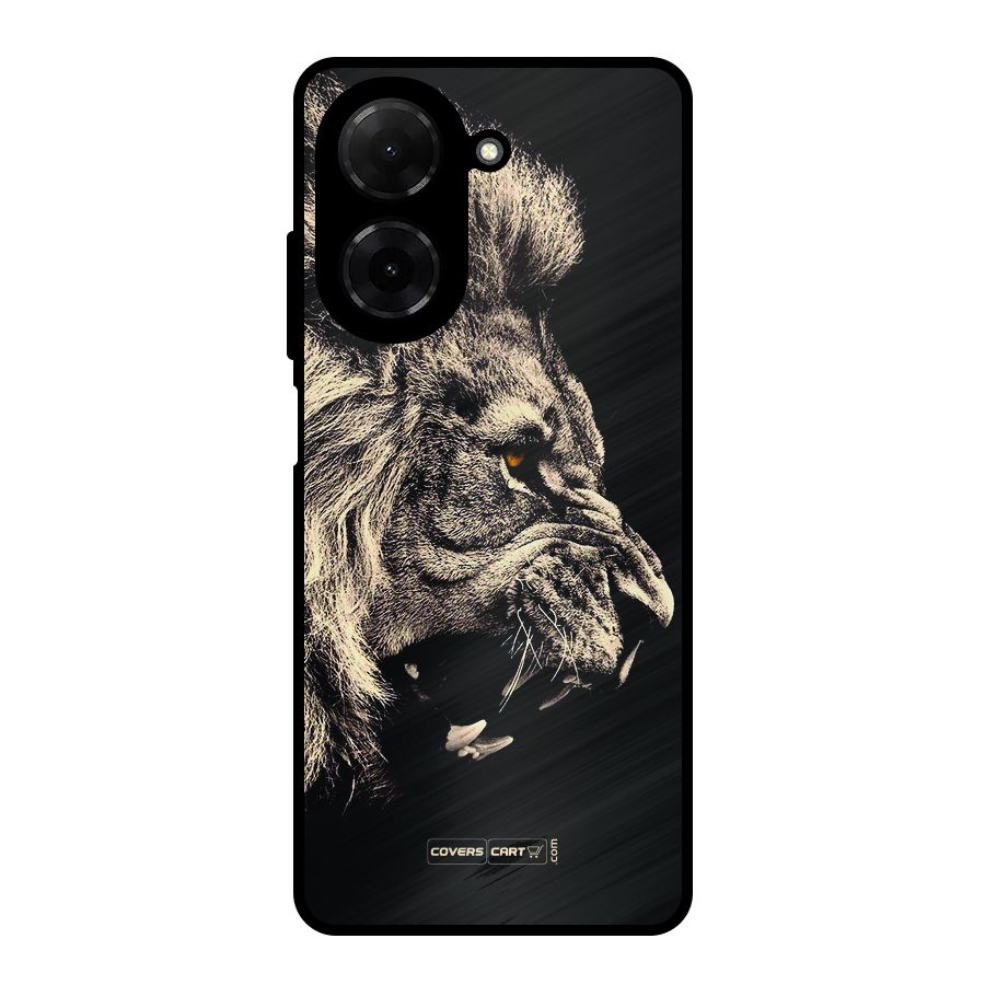 Roaring Lion Metal Back Case for Poco C71