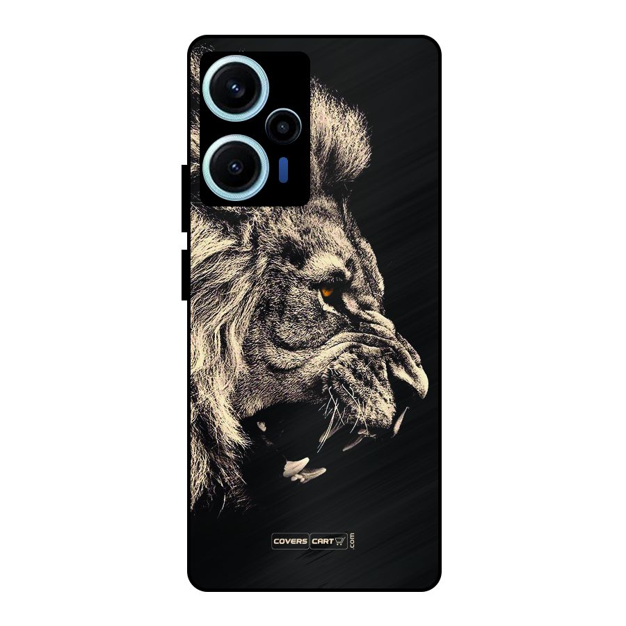 Roaring Lion Metal Back Case for Poco F5