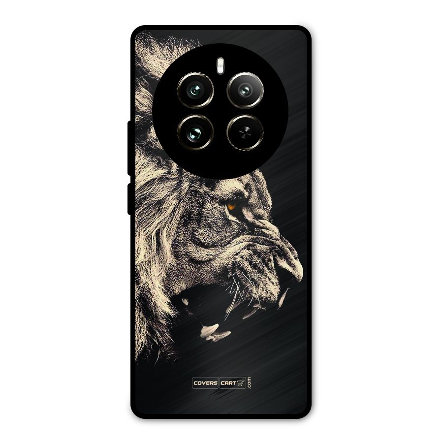 Roaring Lion Metal Back Case for Realme 12 Pro