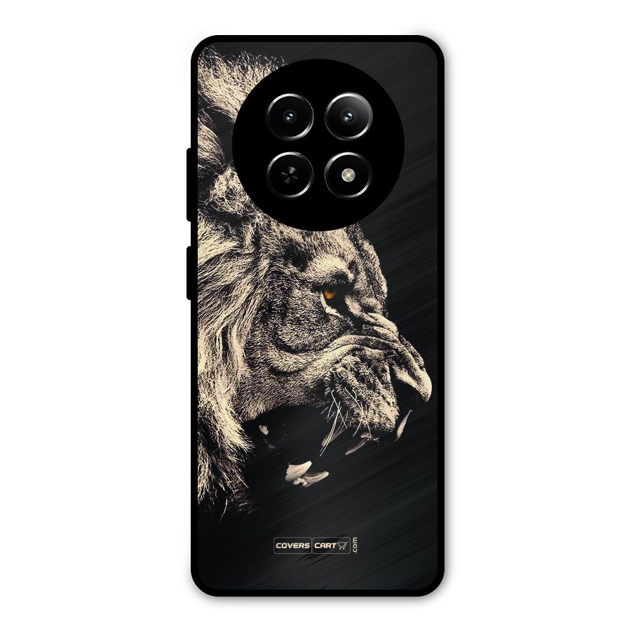Roaring Lion Metal Back Case for Realme 12x 5G