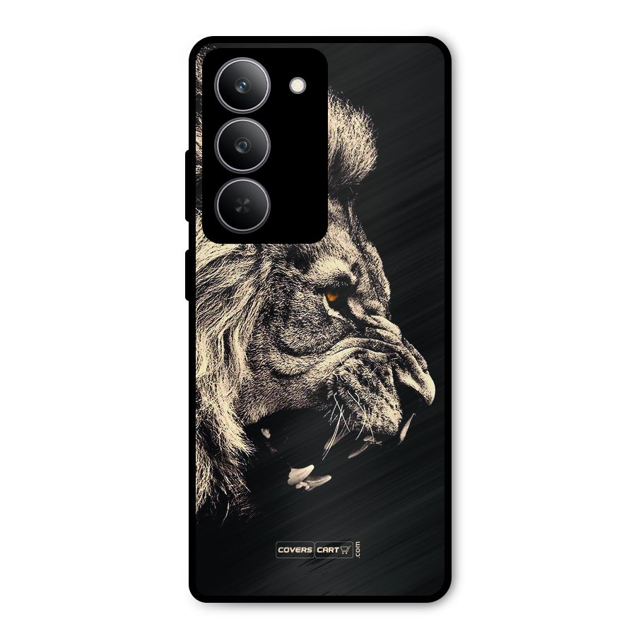 Roaring Lion Metal Back Case for Realme 14x