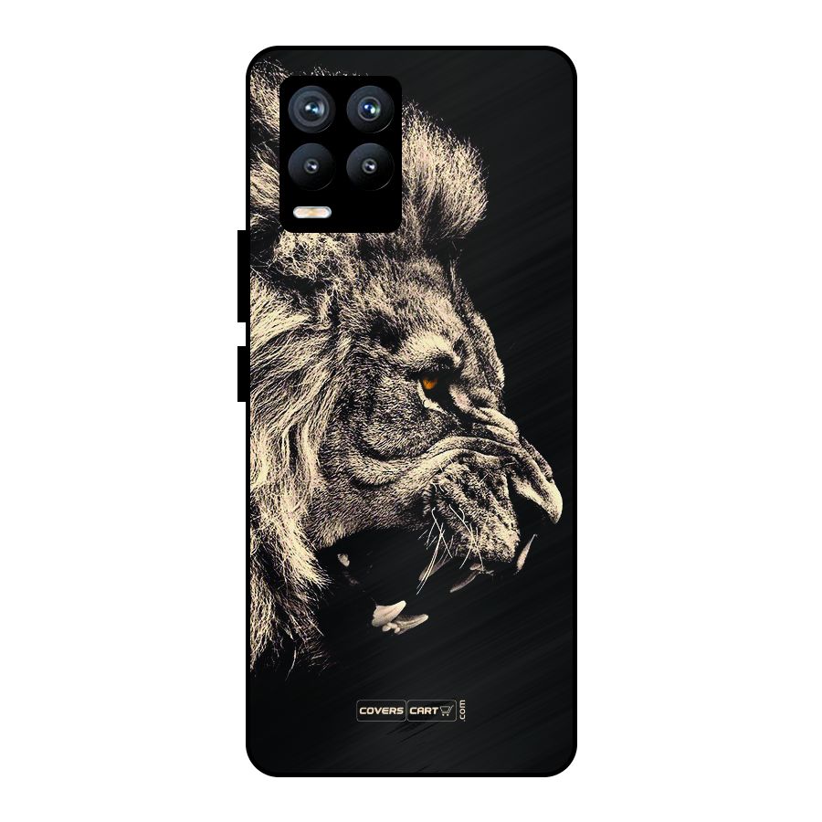 Roaring Lion Metal Back Case for Realme 8 Pro