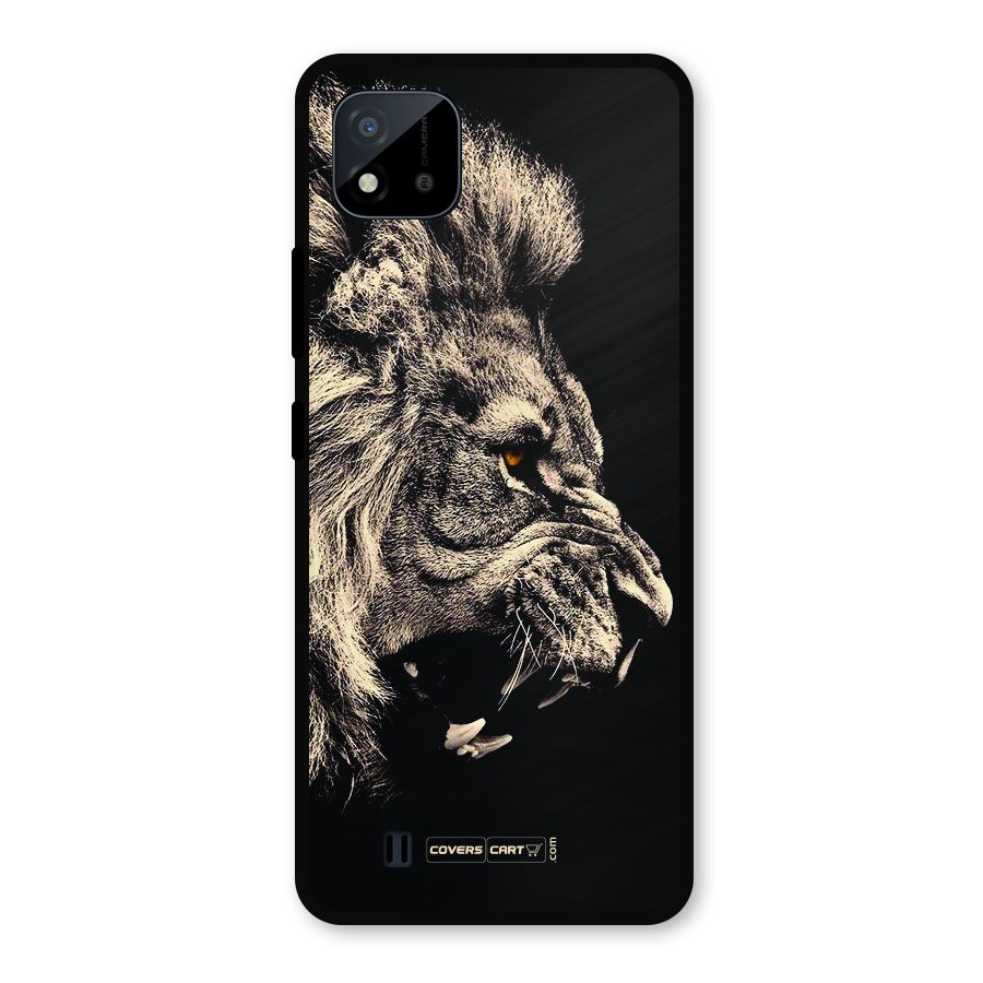 Roaring Lion Metal Back Case for Realme C11 2021