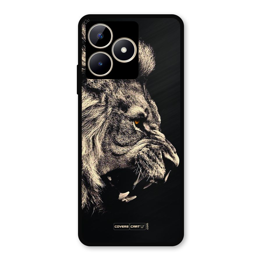Roaring Lion Metal Back Case for Realme C53