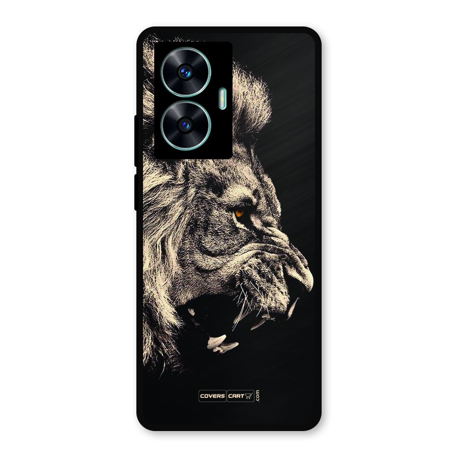 Roaring Lion Metal Back Case for Realme C55