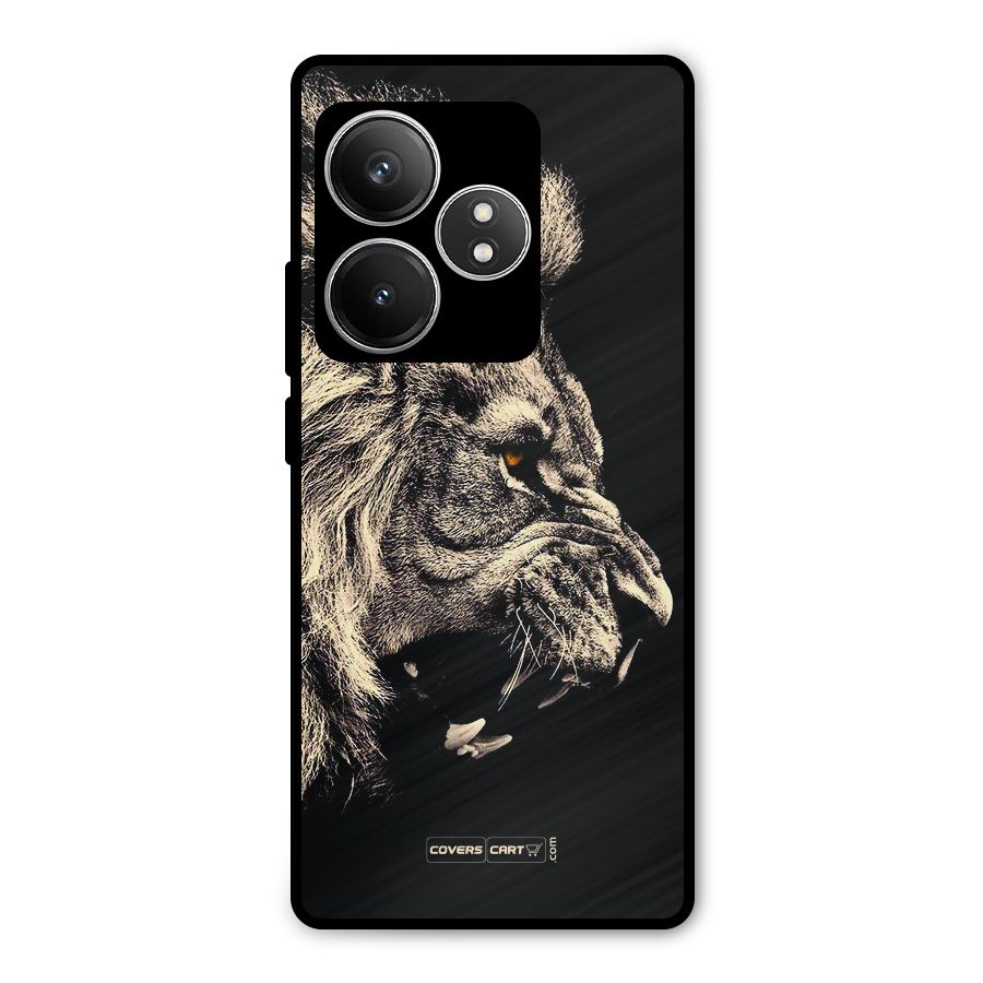 Roaring Lion Metal Back Case for Realme GT 6T