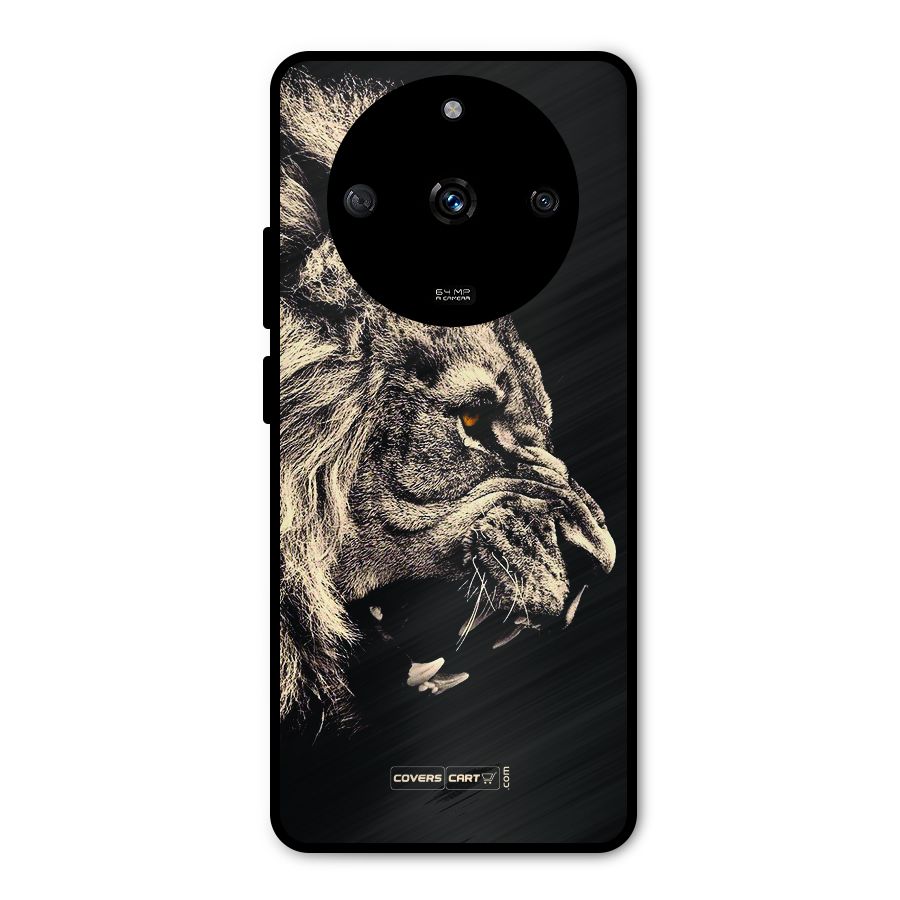 Roaring Lion Metal Back Case for Realme Narzo 60 5G