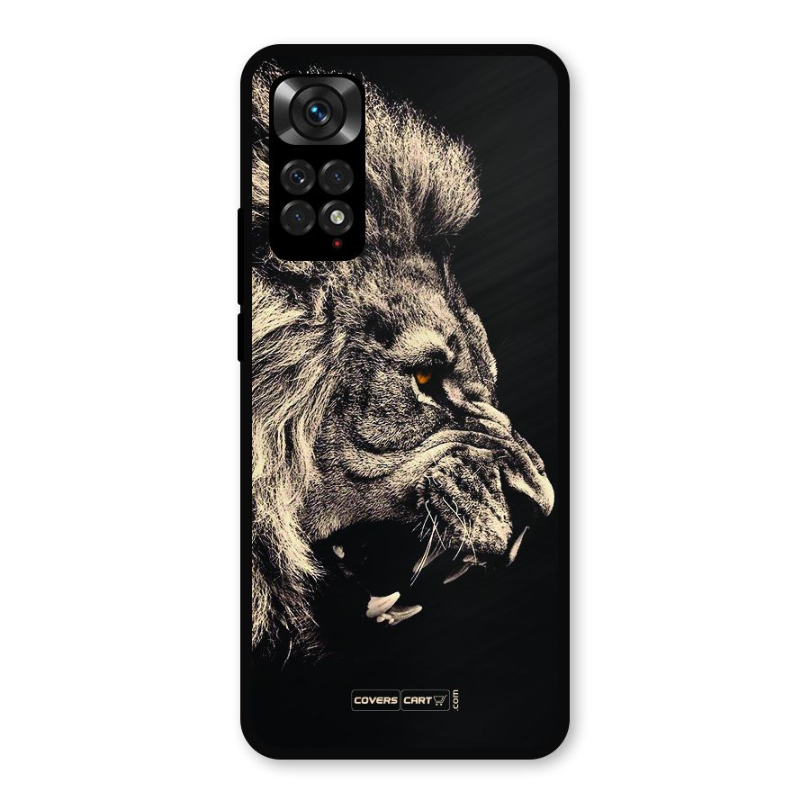 Roaring Lion Metal Back Case for Redmi Note 11s