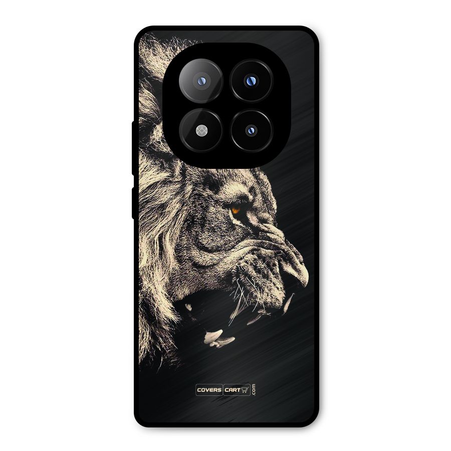 Roaring Lion Metal Back Case for Redmi Note 14 Pro Plus 5G