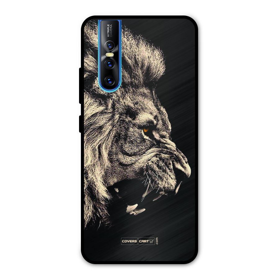Roaring Lion Metal Back Case for Vivo V15 Pro