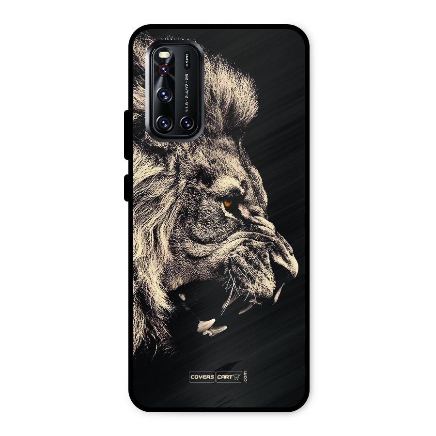 Roaring Lion Metal Back Case for Vivo V19