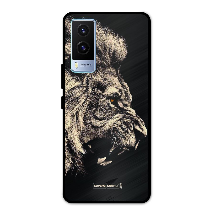 Roaring Lion Metal Back Case for Vivo V21e 5G