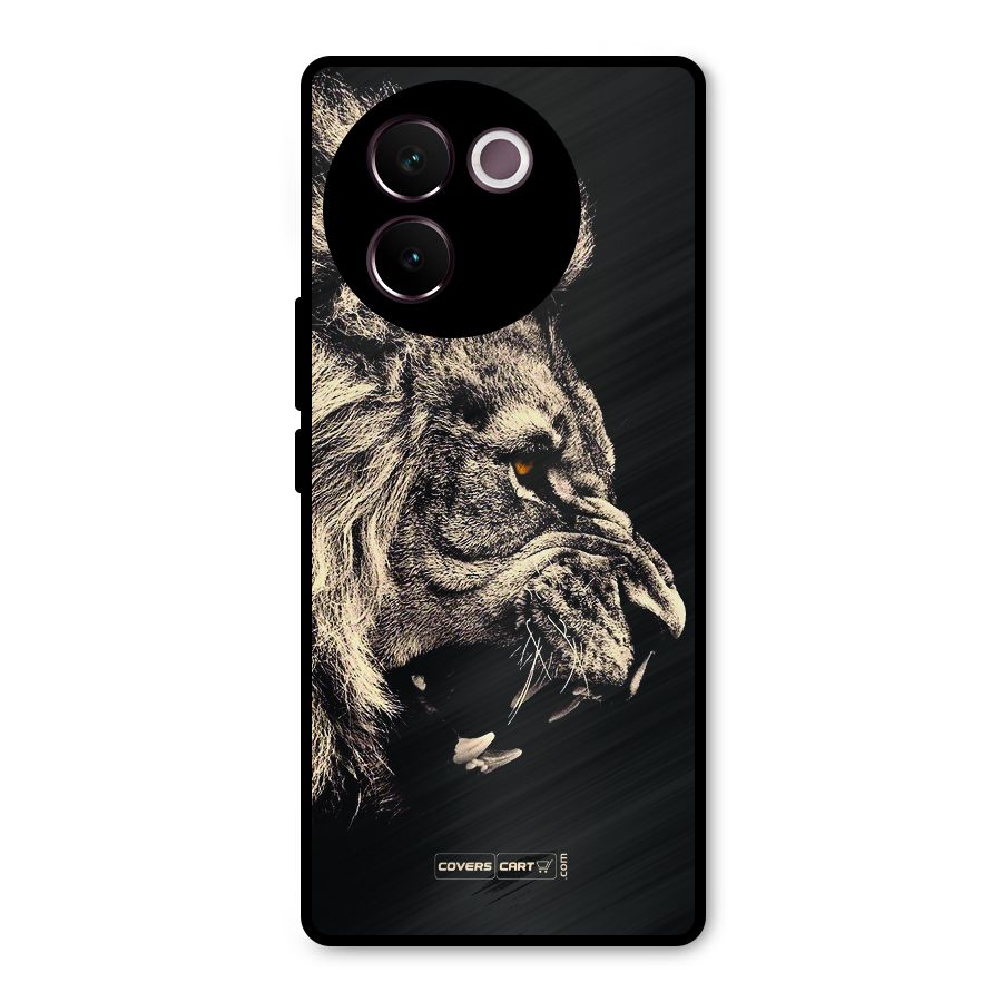 Roaring Lion Metal Back Case for Vivo V30e