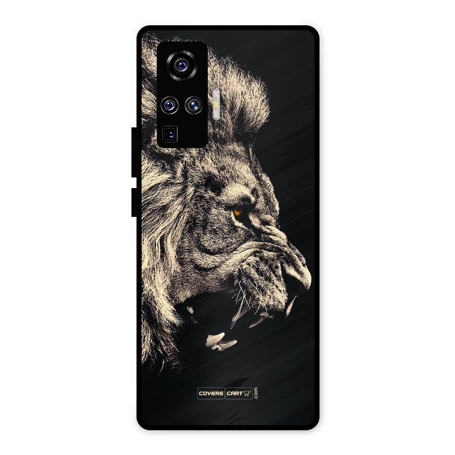 Roaring Lion Metal Back Case for Vivo X50 Pro