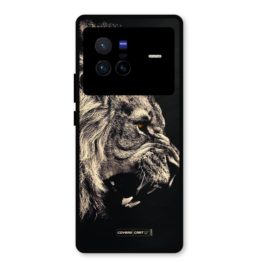 Roaring Lion Metal Back Case for Vivo X80