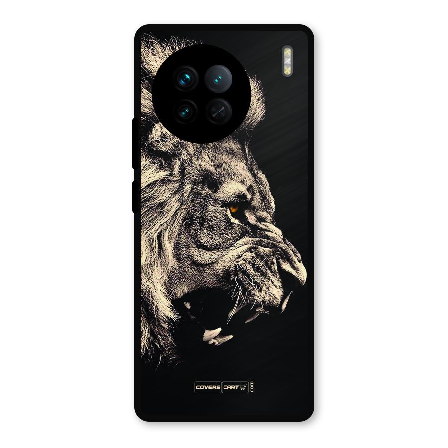 Roaring Lion Metal Back Case for Vivo X90