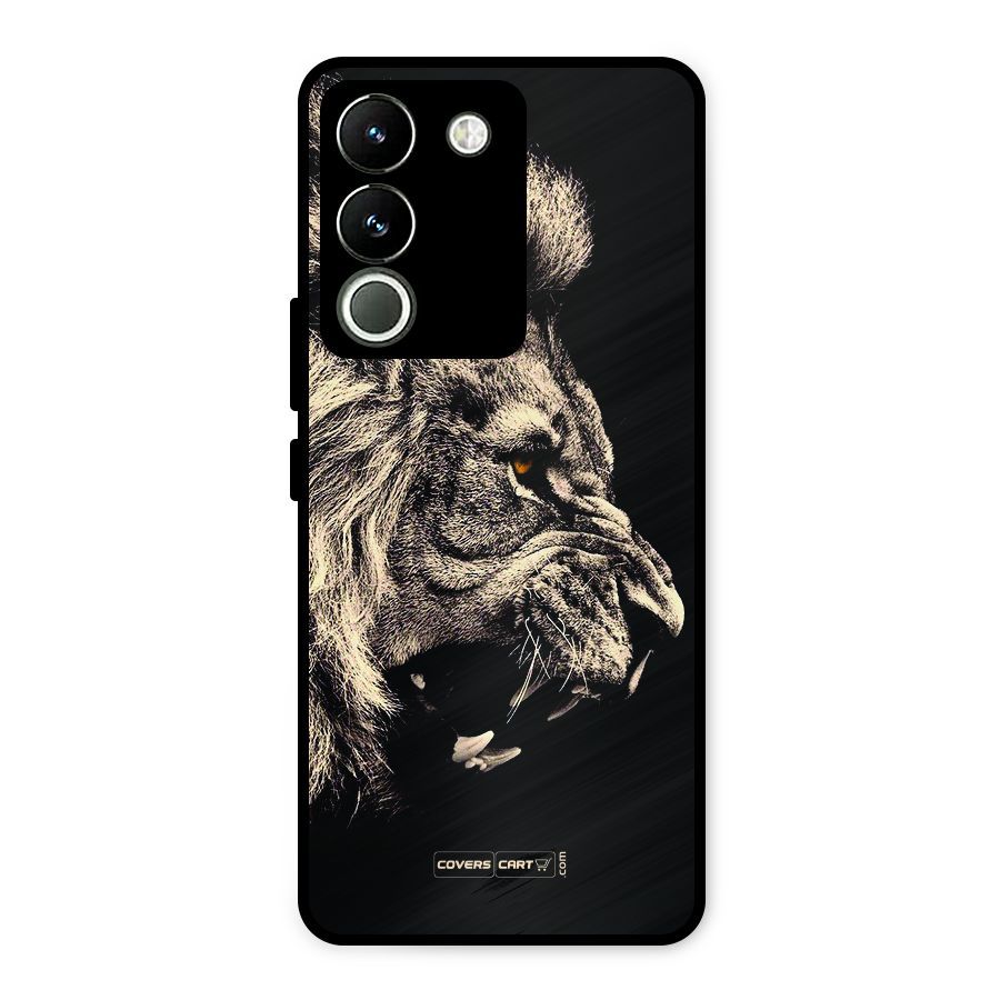 Roaring Lion Metal Back Case for Vivo Y200