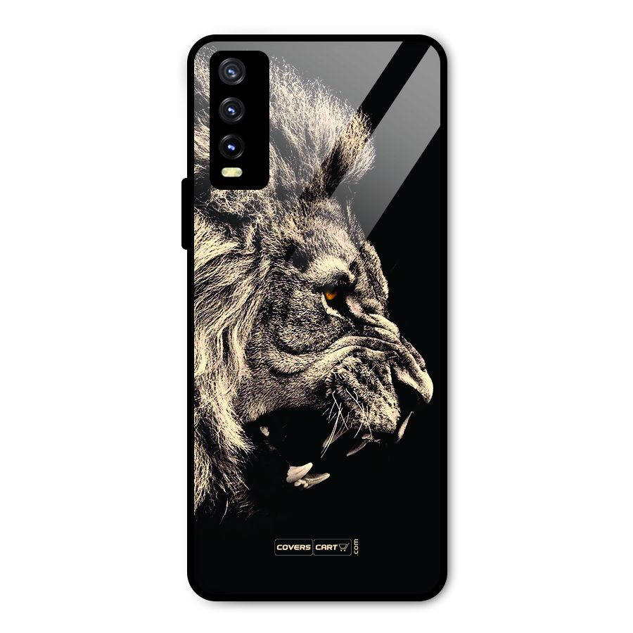 Roaring Lion Metal Back Case for Vivo Y20g