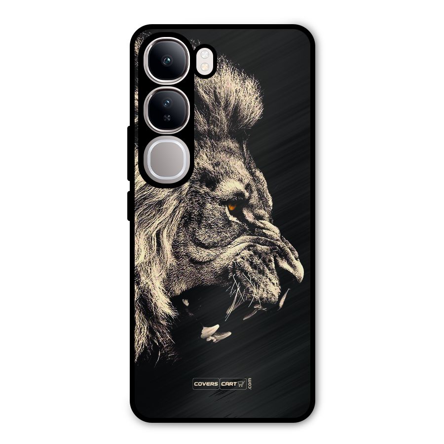 Roaring Lion Metal Back Case for Vivo Y300
