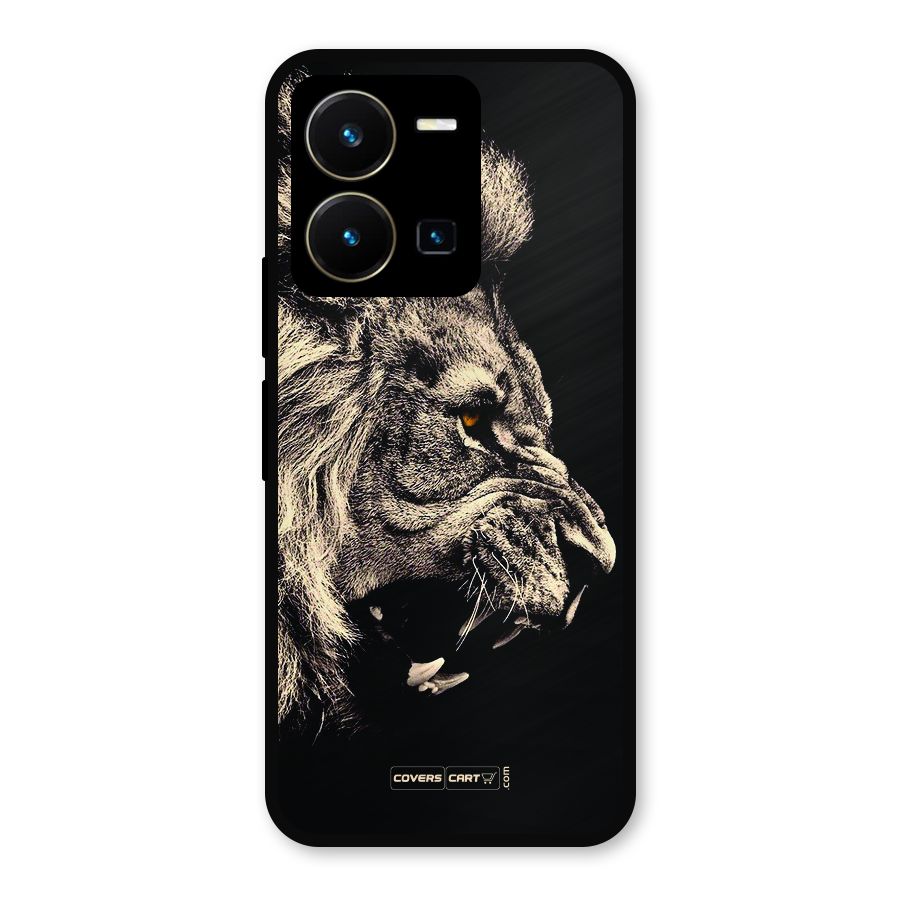 Roaring Lion Metal Back Case for Vivo Y35