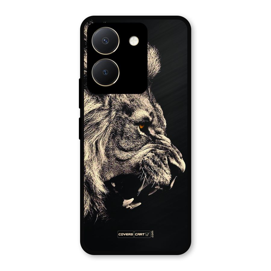 Roaring Lion Metal Back Case for Vivo Y36