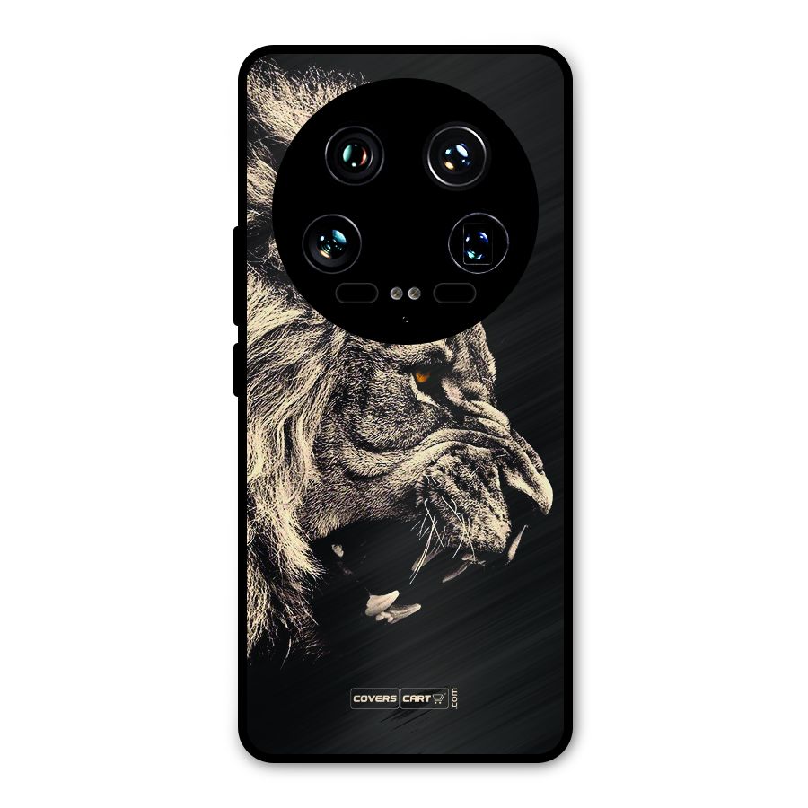 Roaring Lion Metal Back Case for Xiaomi 14 Ultra