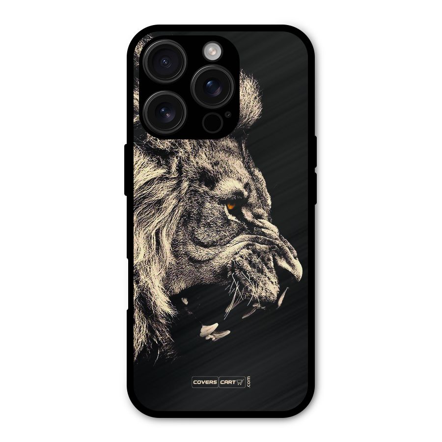 Roaring Lion Metal Back Case for iPhone 16 Pro