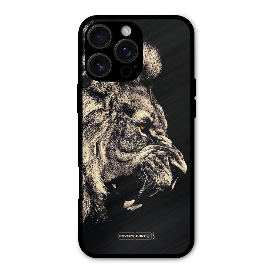 Roaring Lion Metal Back Case for iPhone 16 Pro Max