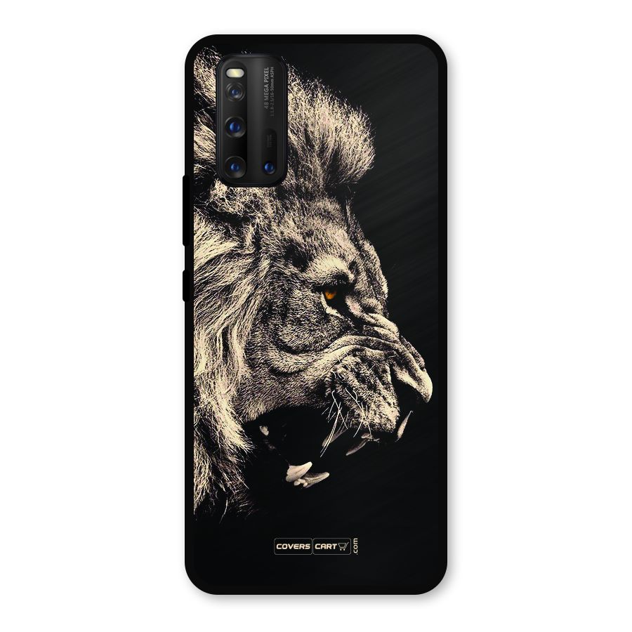 Roaring Lion Metal Back Case for iQOO 3