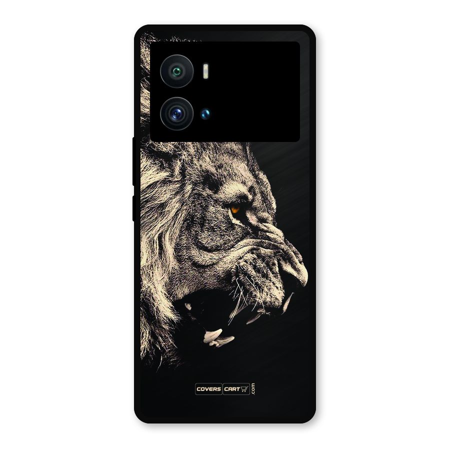 Roaring Lion Metal Back Case for iQOO 9 Pro