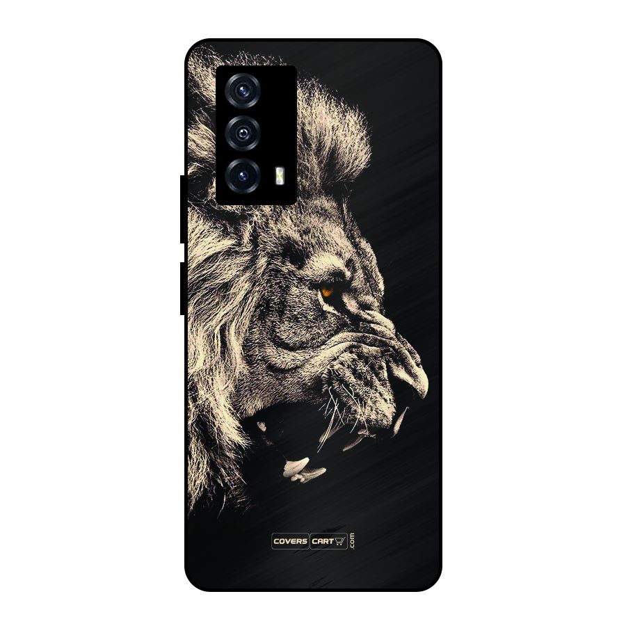Roaring Lion Metal Back Case for iQOO Z5