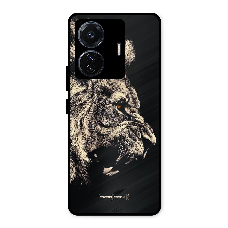 Roaring Lion Metal Back Case for iQOO Z6