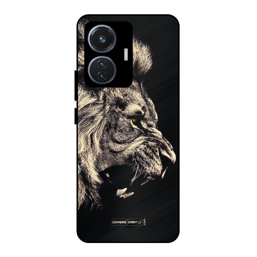 Roaring Lion Metal Back Case for iQOO Z6 44W
