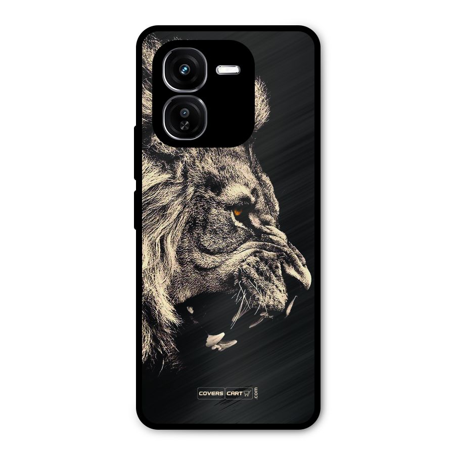 Roaring Lion Metal Back Case for iQOO Z9x