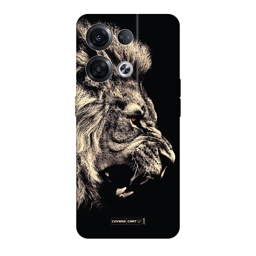 Roaring Lion Original Polycarbonate Back Case for Oppo Reno8 Pro 5G