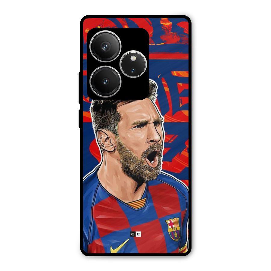 Roaring Soccer Star Metal Back Case for Realme GT 6