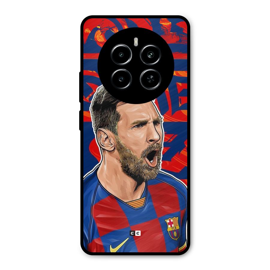 Roaring Soccer Star Metal Back Case for Realme P1