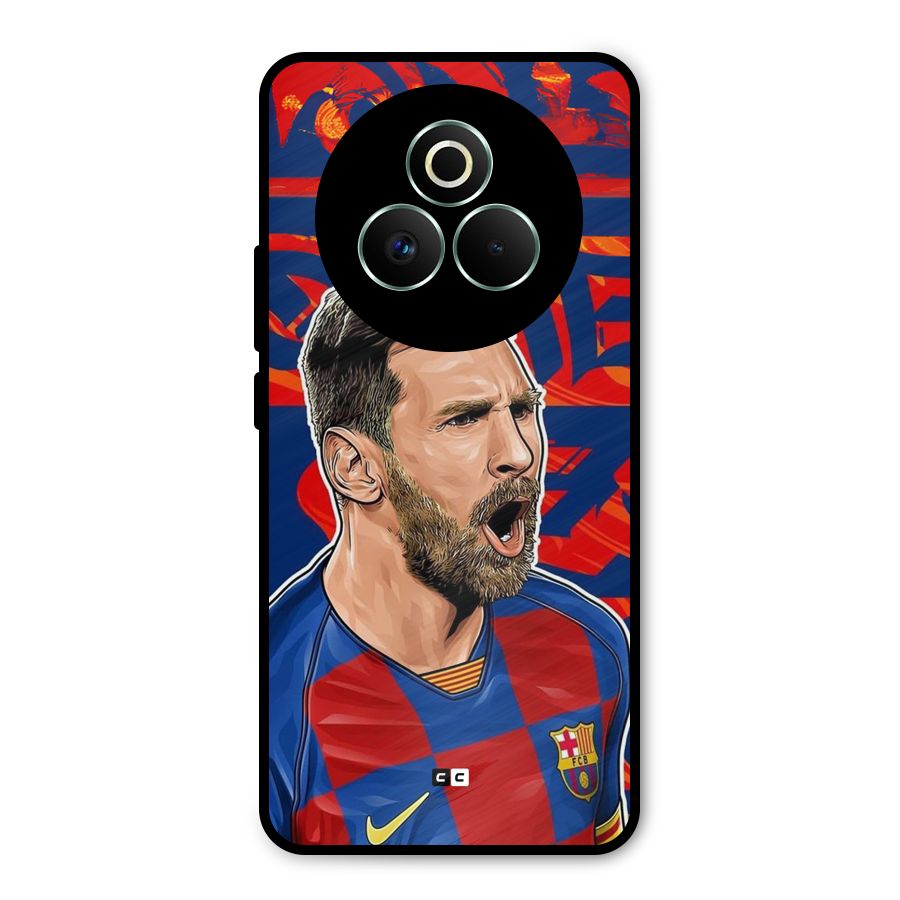 Roaring Soccer Star Metal Back Case for Realme P3 Pro