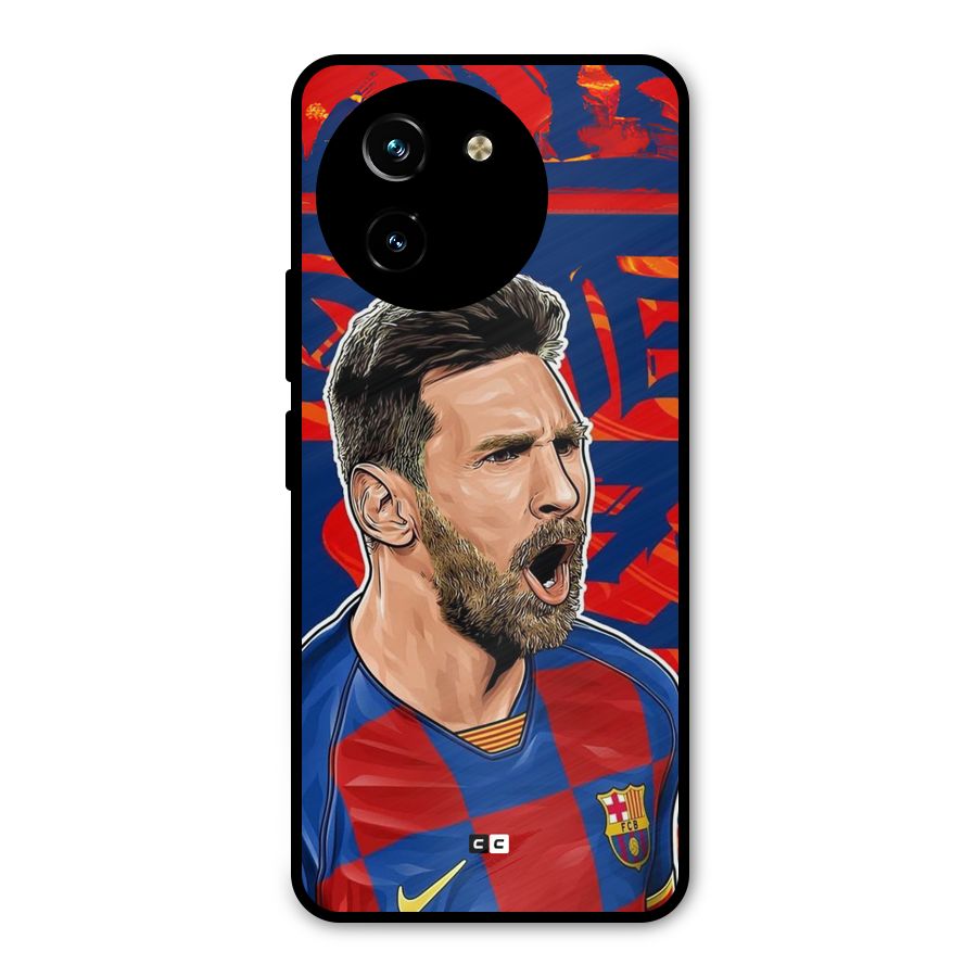 Roaring Soccer Star Metal Back Case for Vivo T3x